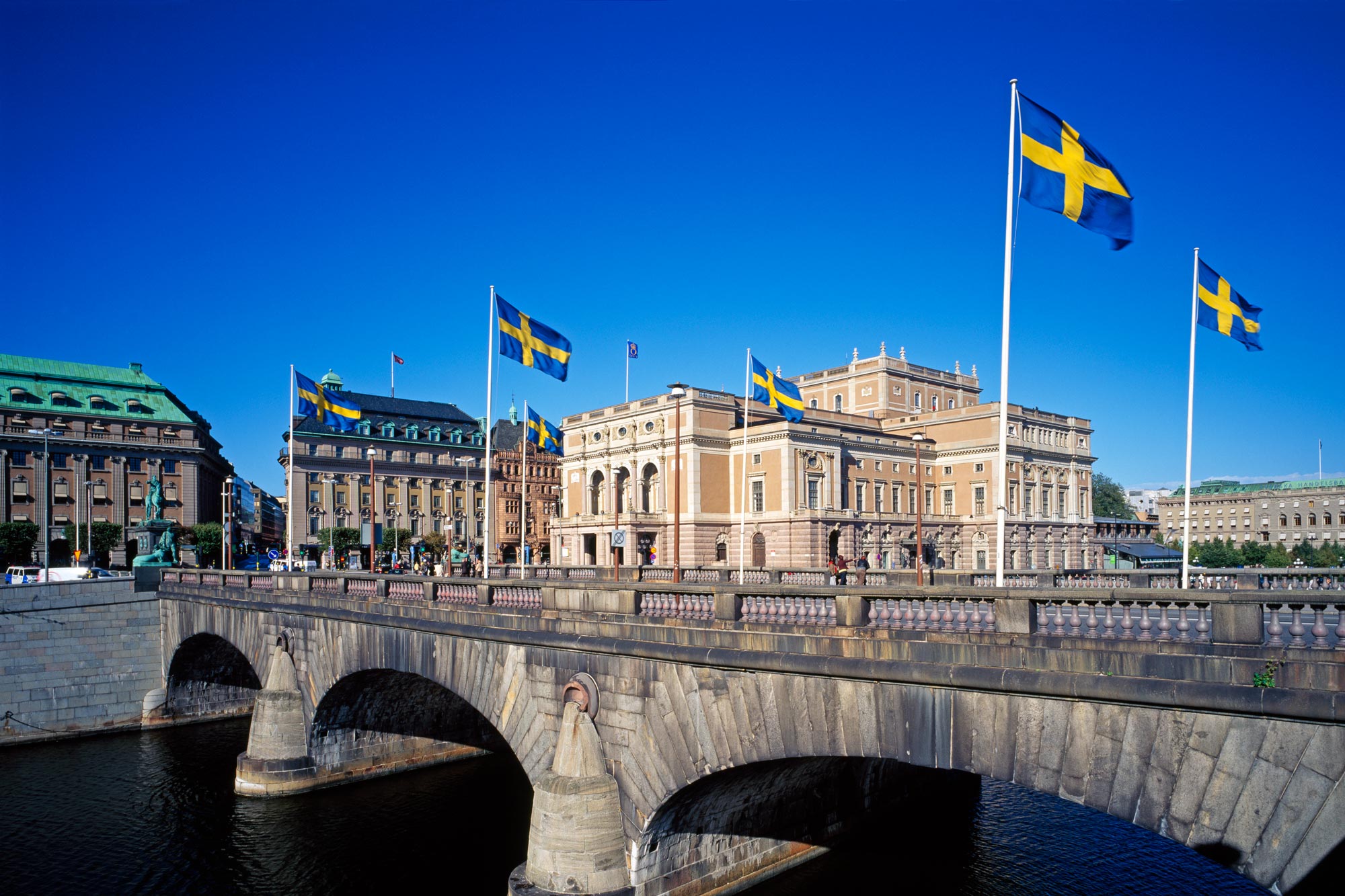 Norrbro Bridge and the Royal Opera building